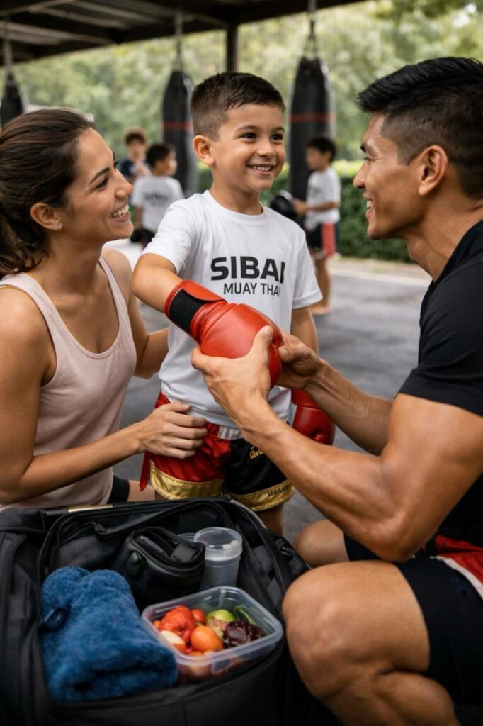 Preparando a tu hijo para su primer campamento de Muay Thai