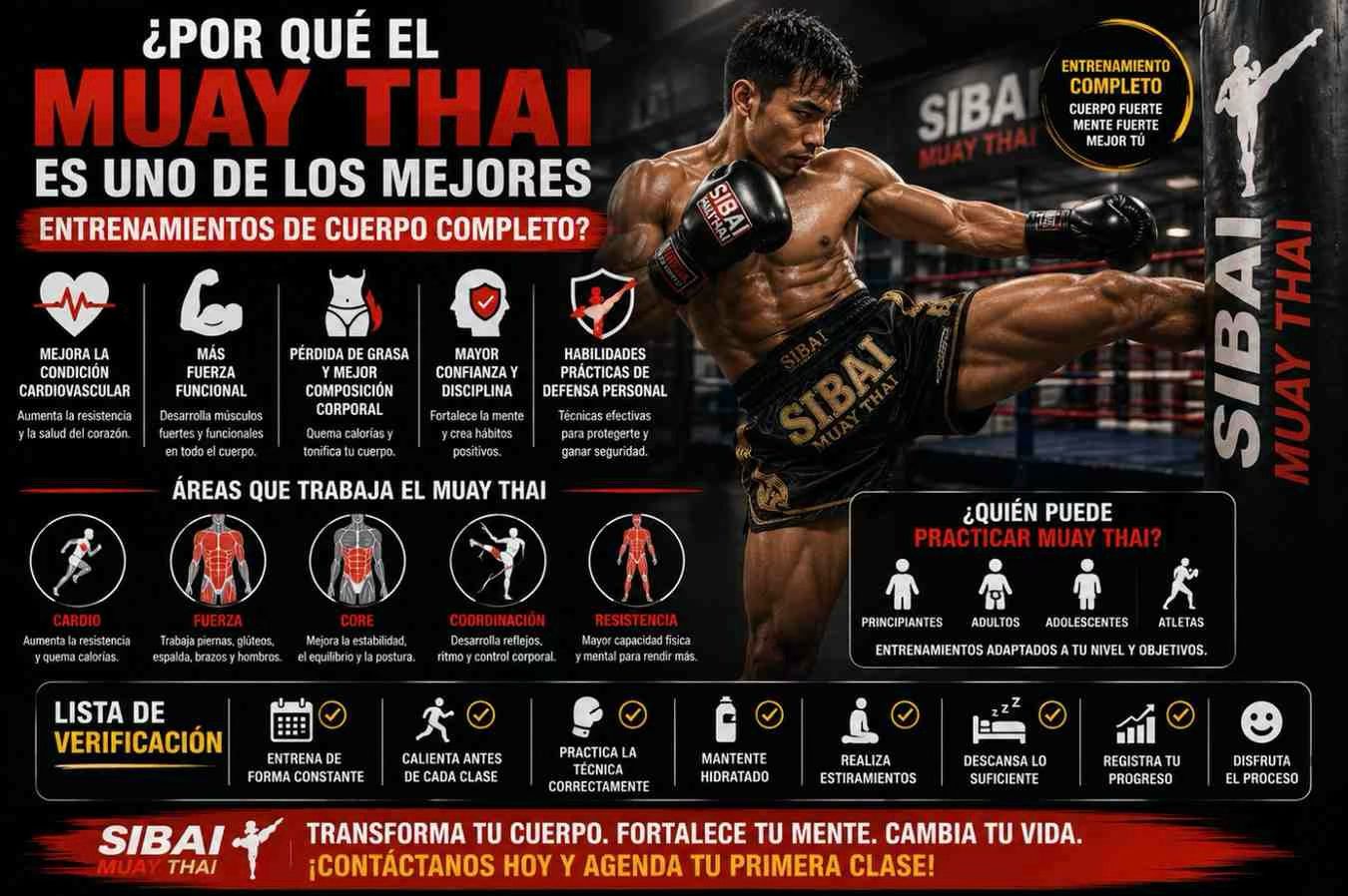 Por QuÃ© el Muay Thai Es un Entrenamiento de Cuerpo Completo